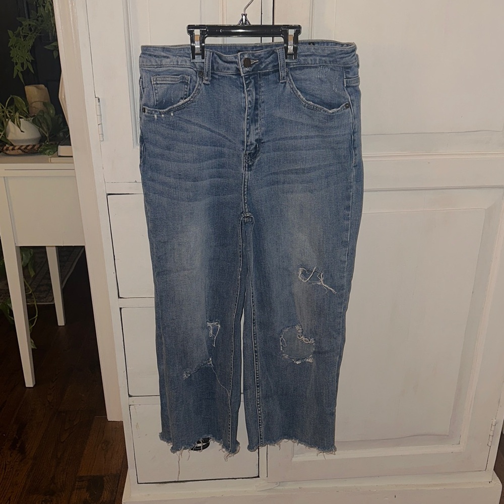 Risen Distressed Blue Jeans size 11